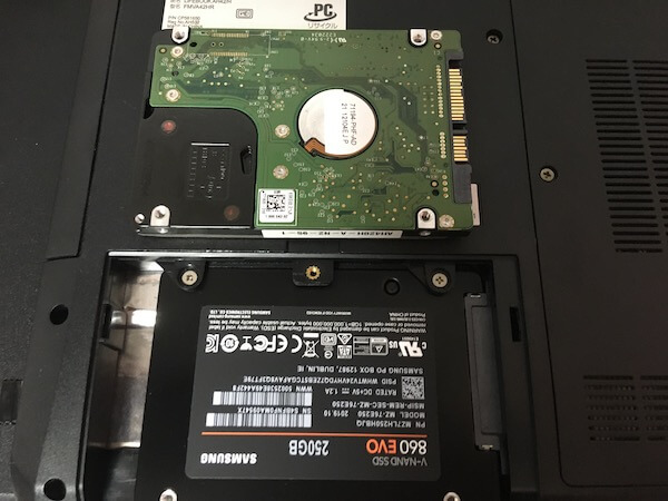 SSDの換装