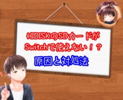 HIDISCのSDカードがSwitchで使えない