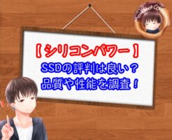 シリコンパワーのSSDの評判