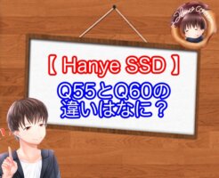 hanyeのSSDでQ55とQ60の違いはなに？